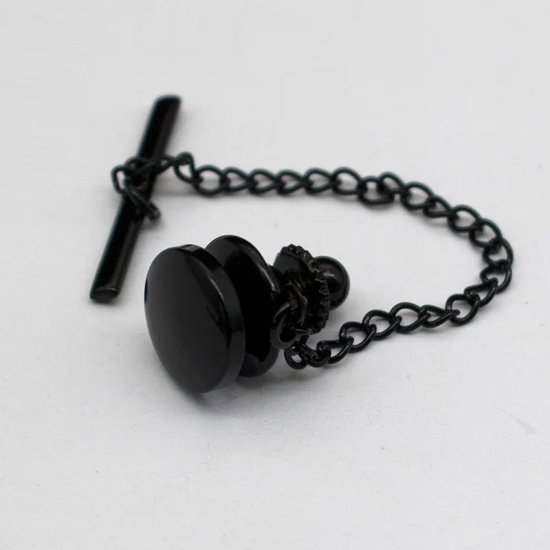 Men's Fashionable Business Tie Buckle Copper Fixed Tie Banquet Brooch Trendy and Fashionable Tie Clip