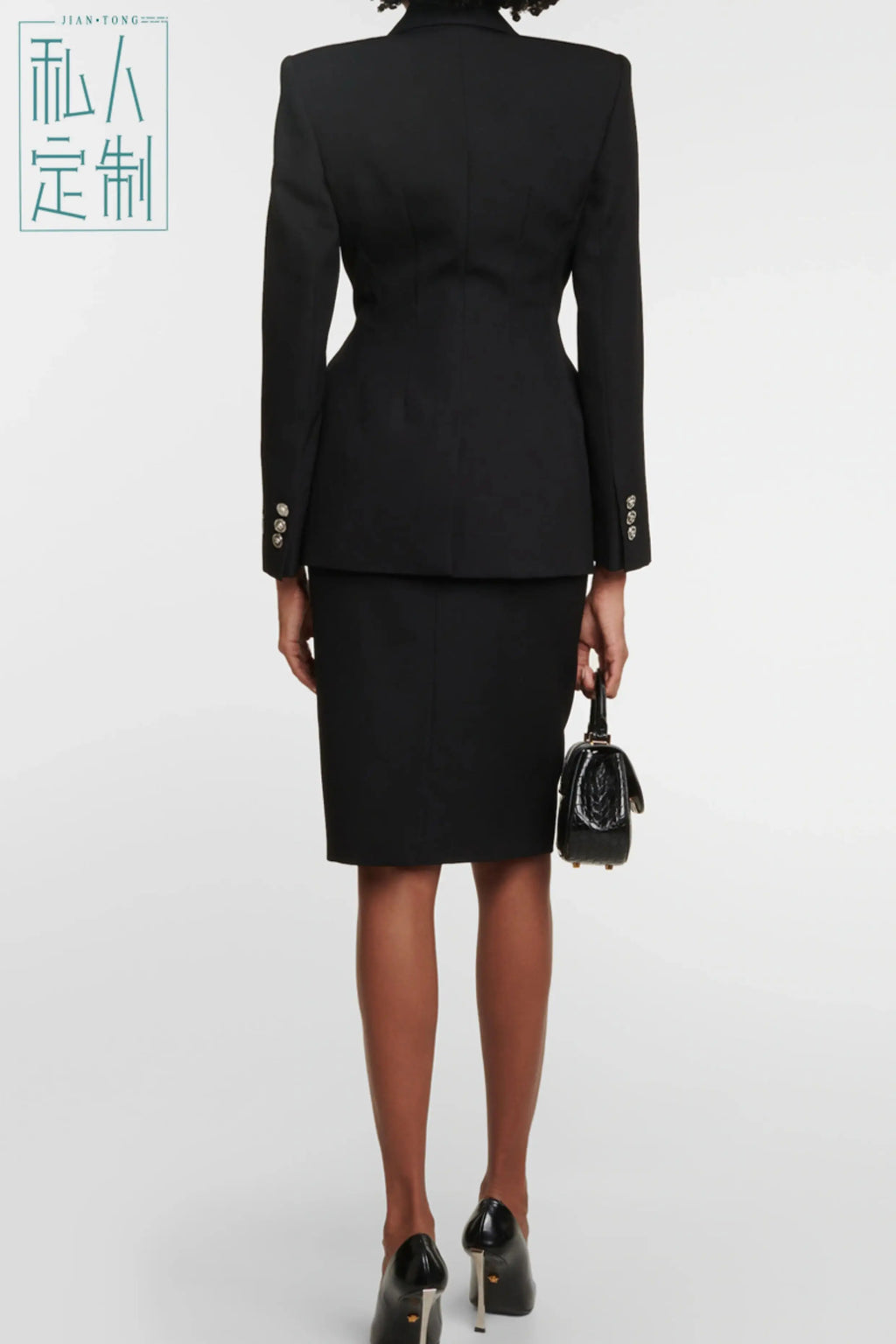 Allingentle Women Skirt Suit Satin Lapel Blazer Women's 2 Piece Set Elegant Short Skirt Business Party Office Outfits Customize