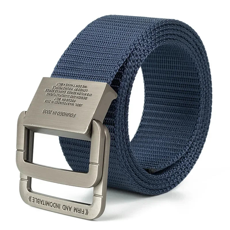 Men Belts Automatic Buckle Metal Webbing Belts for Men Women Canvas Nylon High Quality Strap Casual Outdoor Sports Students
