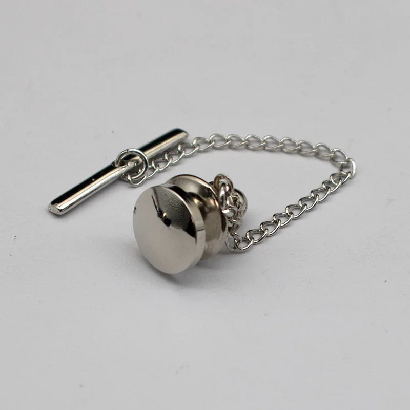 Men's Fashionable Business Tie Buckle Copper Fixed Tie Banquet Brooch Trendy and Fashionable Tie Clip