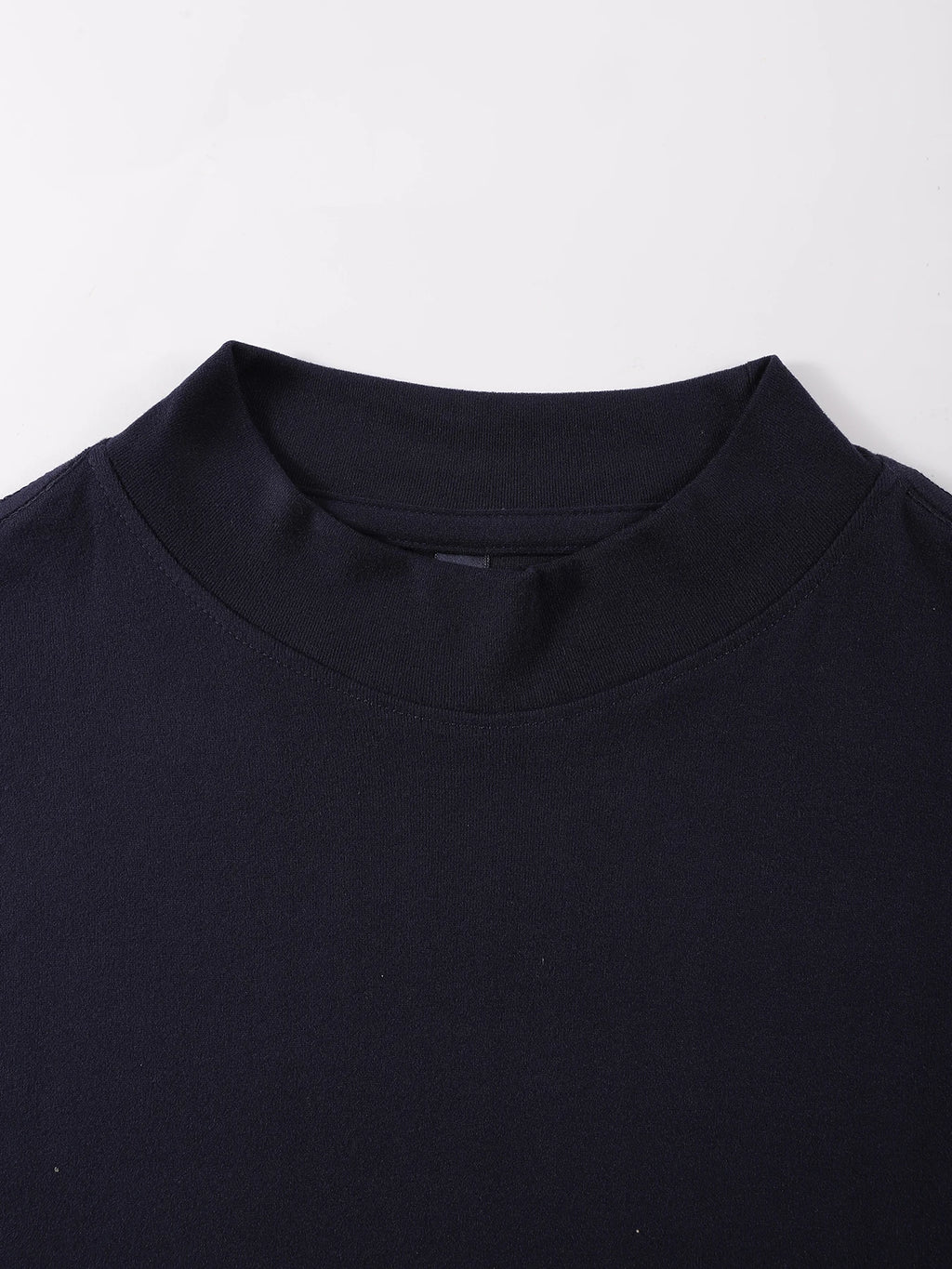 Classic Colors Representing Italy Pattern Men'S Mock Neck Tee Retro Top Fashion Long Sleeve Soft Elasticity Unisex Clothing