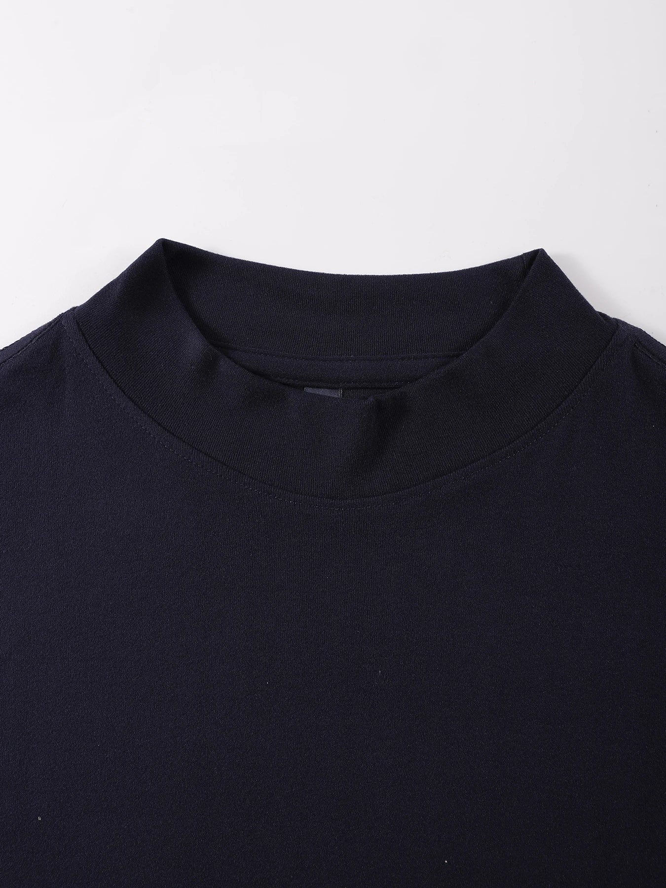 Classic Colors Representing Italy Pattern Men'S Mock Neck Tee Retro Top Fashion Long Sleeve Soft Elasticity Unisex Clothing