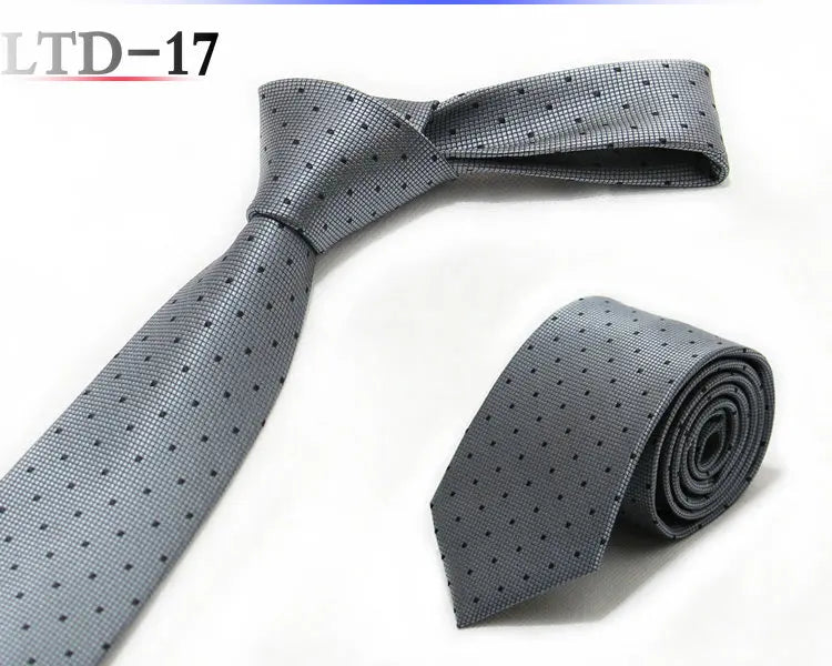 Cravatta da uomo da 7cm , a righe a pois formali e classiche