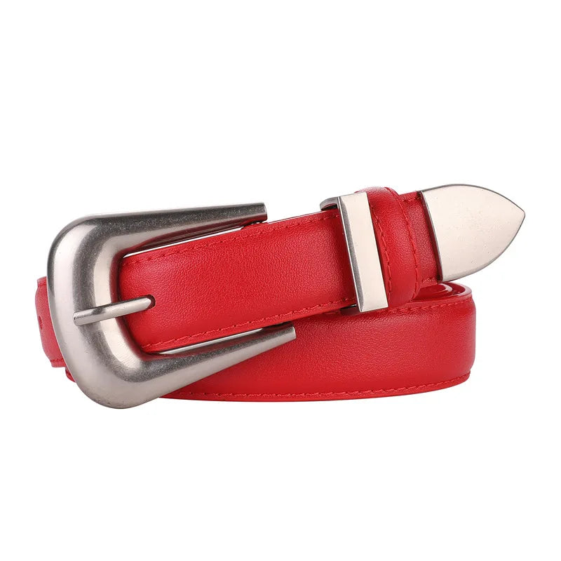 High-End Fashion Women's Belt Multifunctional Casual Cowhide Pants Decorative Model Sense Accessories for Women