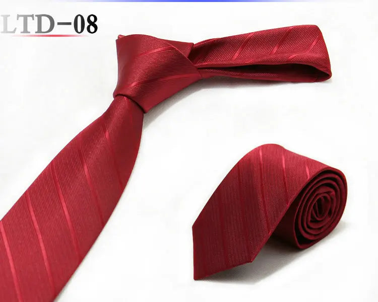 Cravatta da uomo da 7cm , a righe a pois formali e classiche