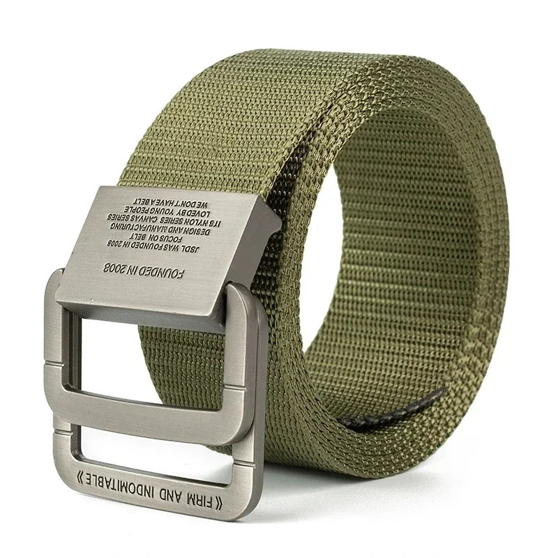 Men Belts Automatic Buckle Metal Webbing Belts for Men Women Canvas Nylon High Quality Strap Casual Outdoor Sports Students