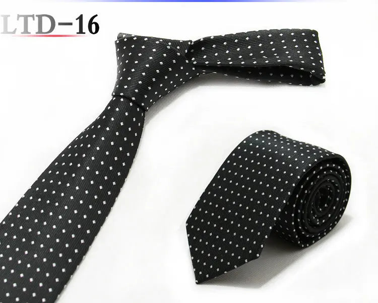 Cravatta da uomo da 7cm , a righe a pois formali e classiche