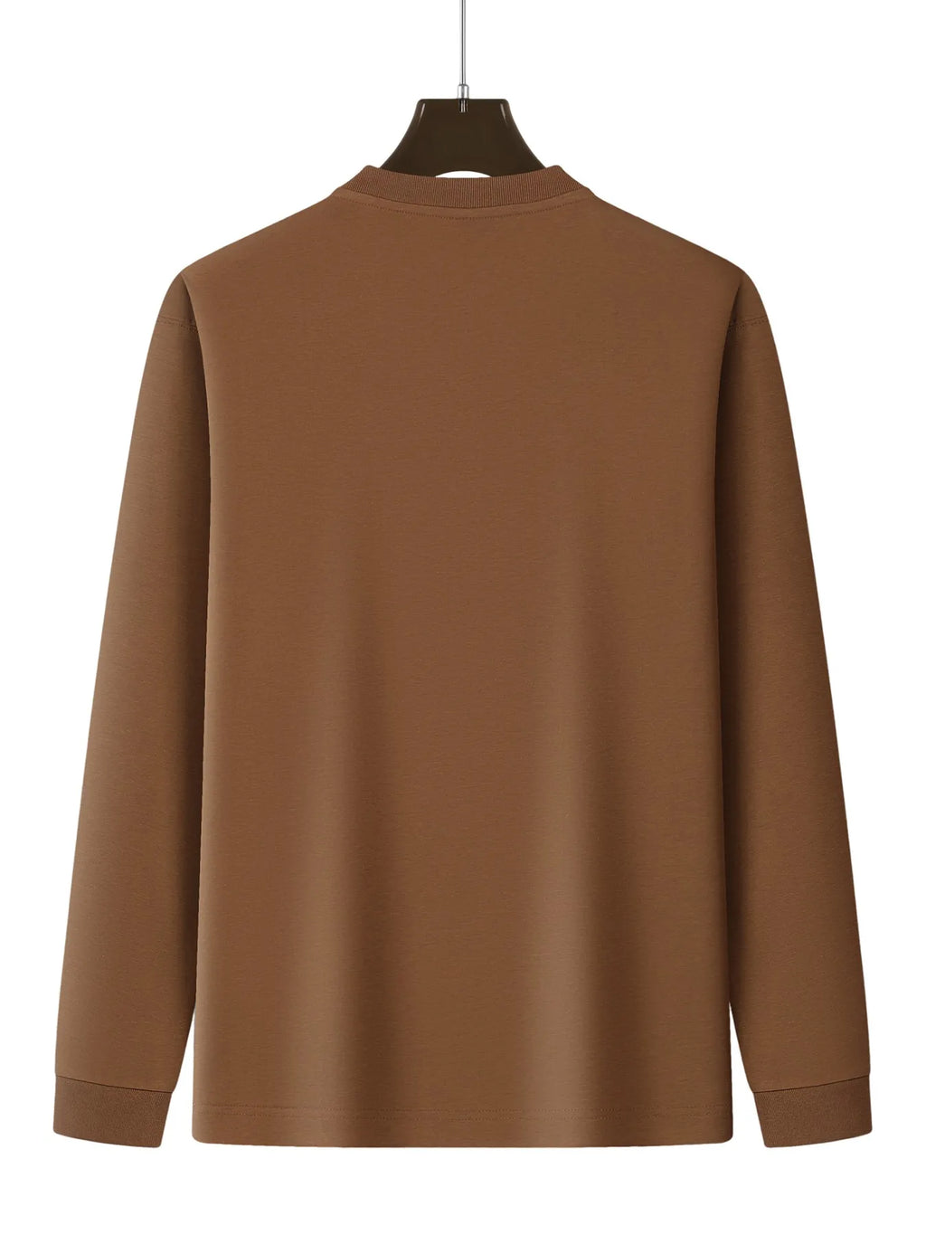 France Letter Creativity Prints Henley Shirts Men Henery Neck Basic Clothing Street Classic T Shirt Casual Bottoming Long Sleeve